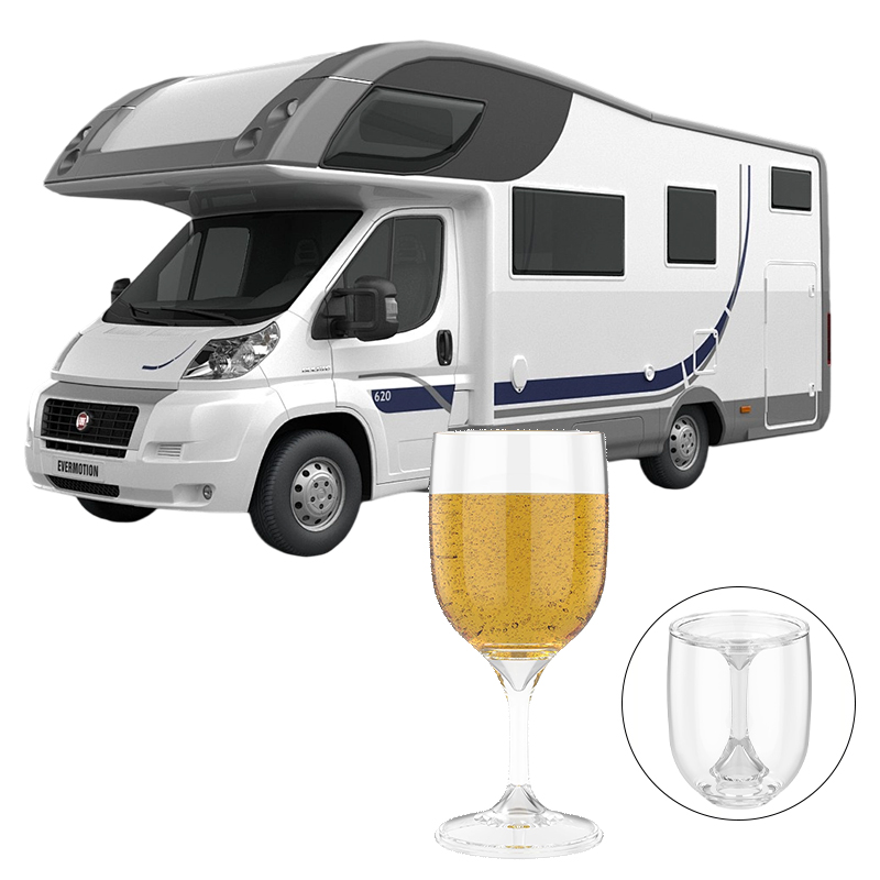 Wine & Beer Quito - RV Portable Wine Glass Goblet Collapsible