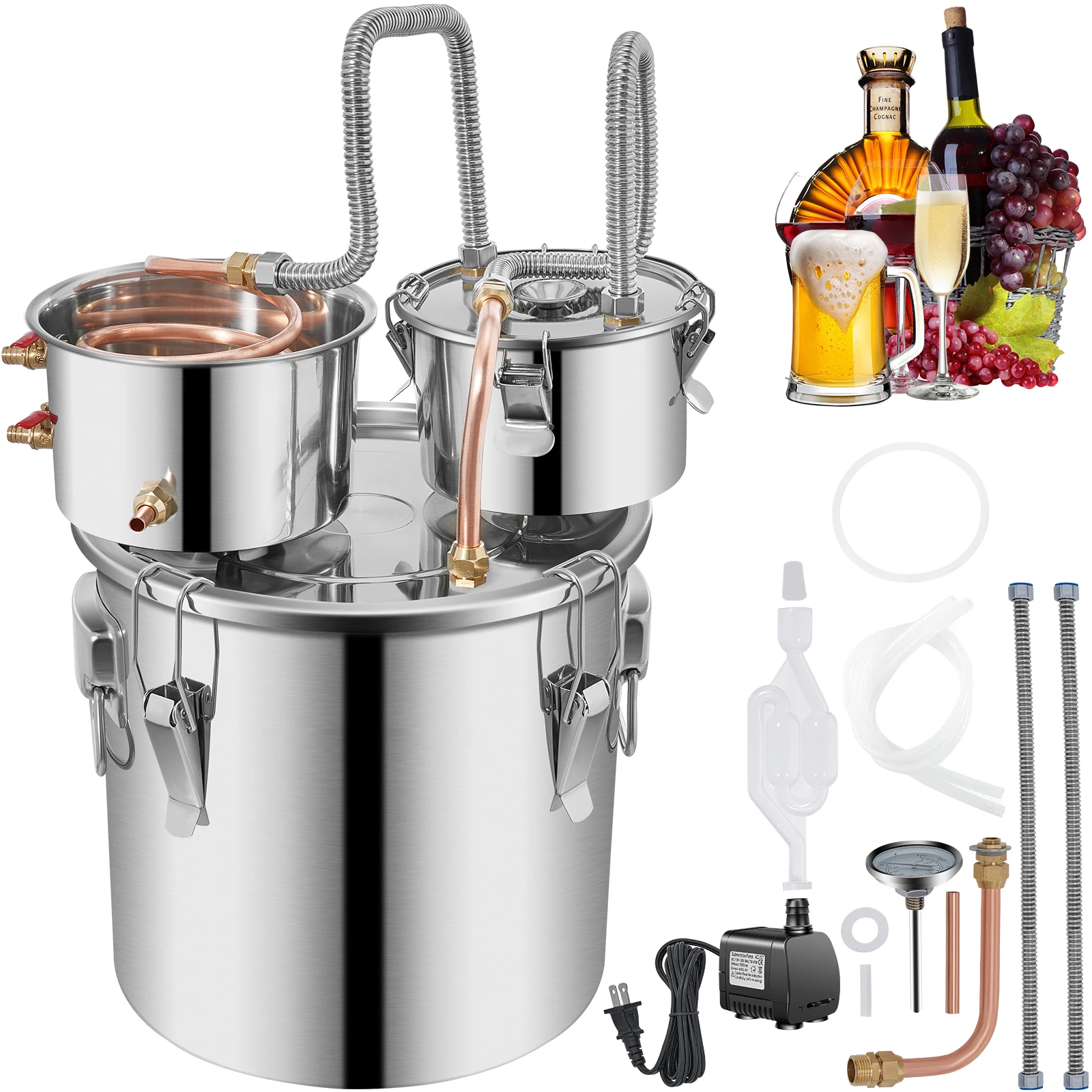 Wine Beer Distillation - Alcohol Distiller Machine Beer Brewing Equipment