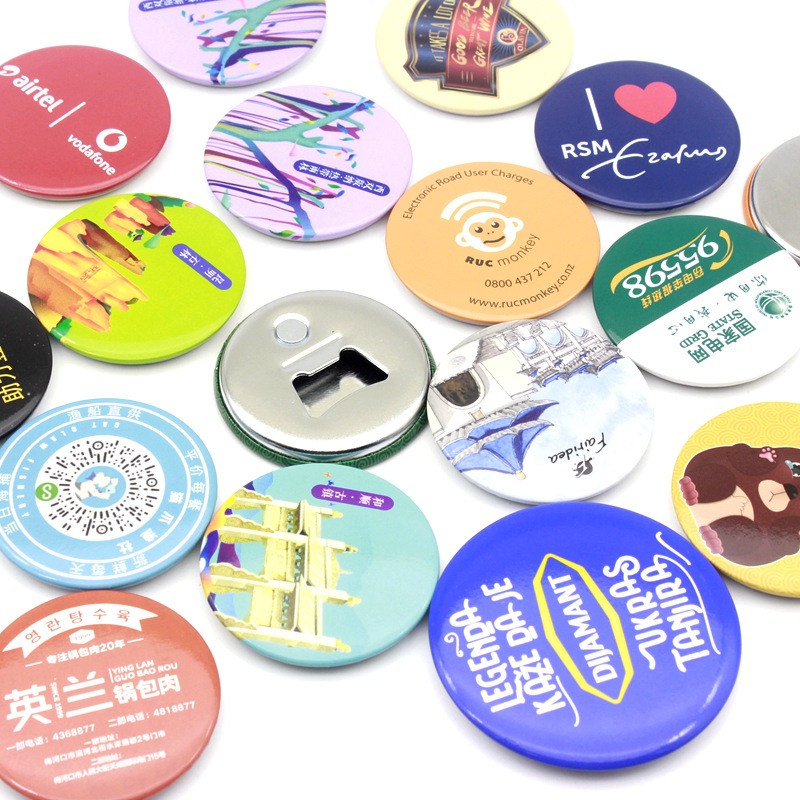 Wine Beer Fridge - 10pcs Customized Logo Fridge Magnet with
