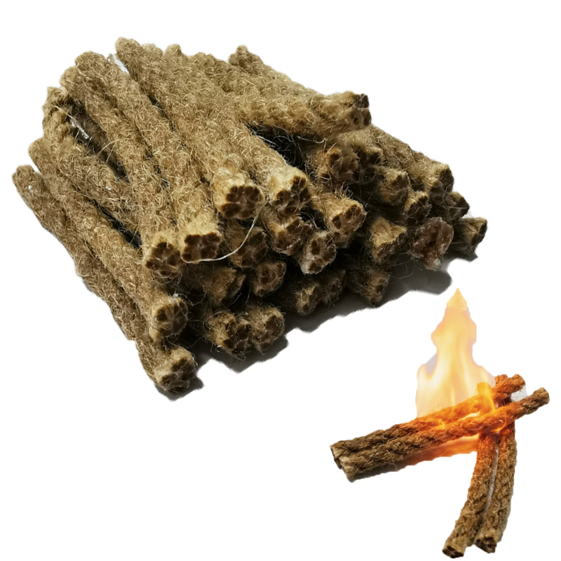 Whiskey Stone Set - Outdoor Mini Wax Hemp Rope Portable