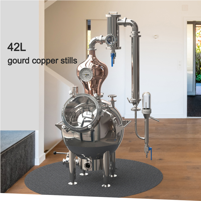 Wine Beer Distillation - 42L Gourd Shaped Distiller Home Brewing