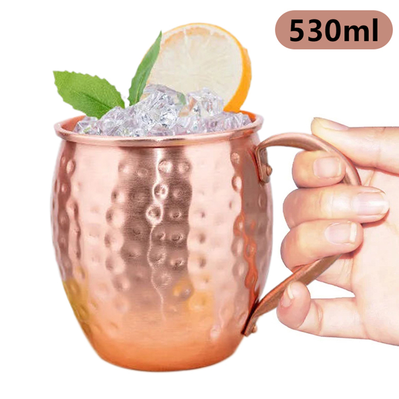 Wine With Beer Cocktail - 530ml 100% Copper Moscow Mule Mug