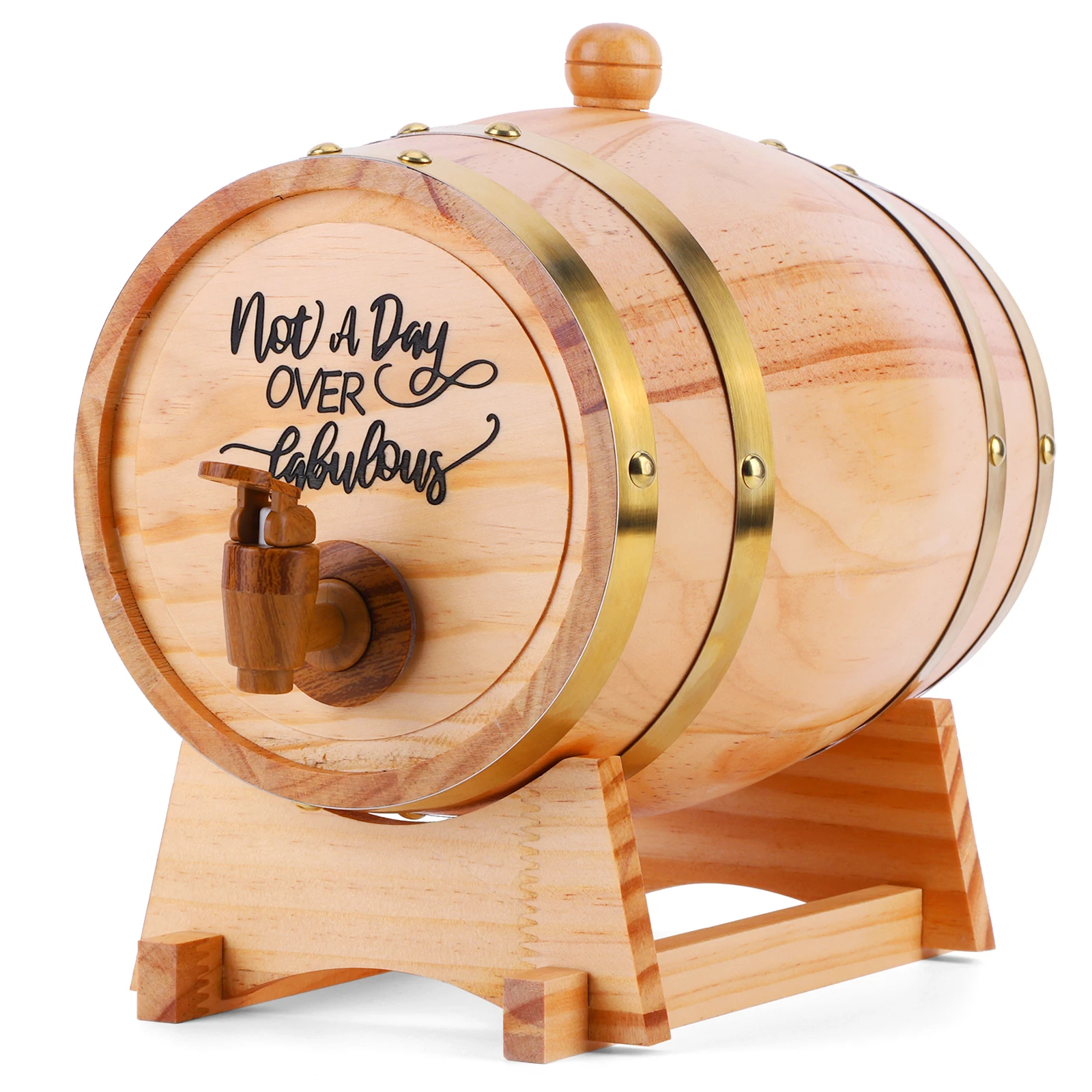 3L Wooden Whiskey Barrel with  - Wine With Beer Cocktail recensione e prezzo
