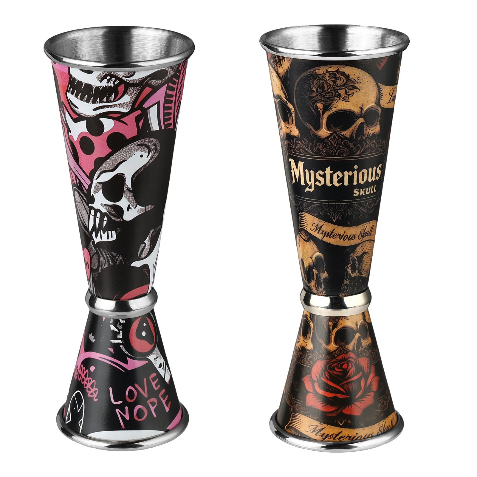 30/60ml Retro Skull Cocktail W - Spirit Measure Jigger recensione e prezzo