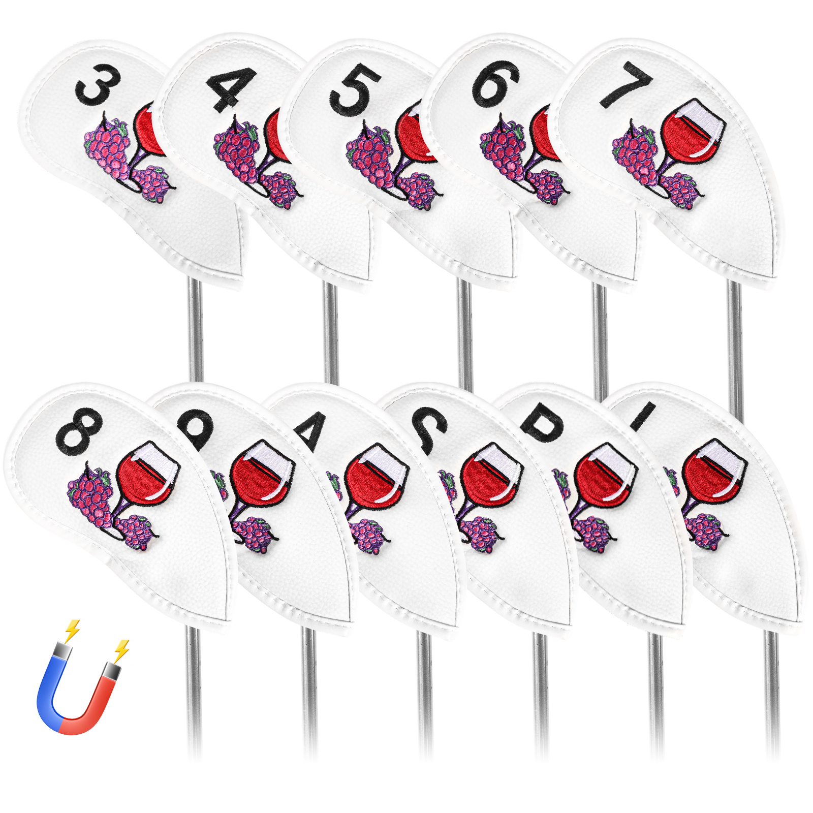 Magnetic Golf Club Head Covers - Wine & Beer Quito recensione e prezzo