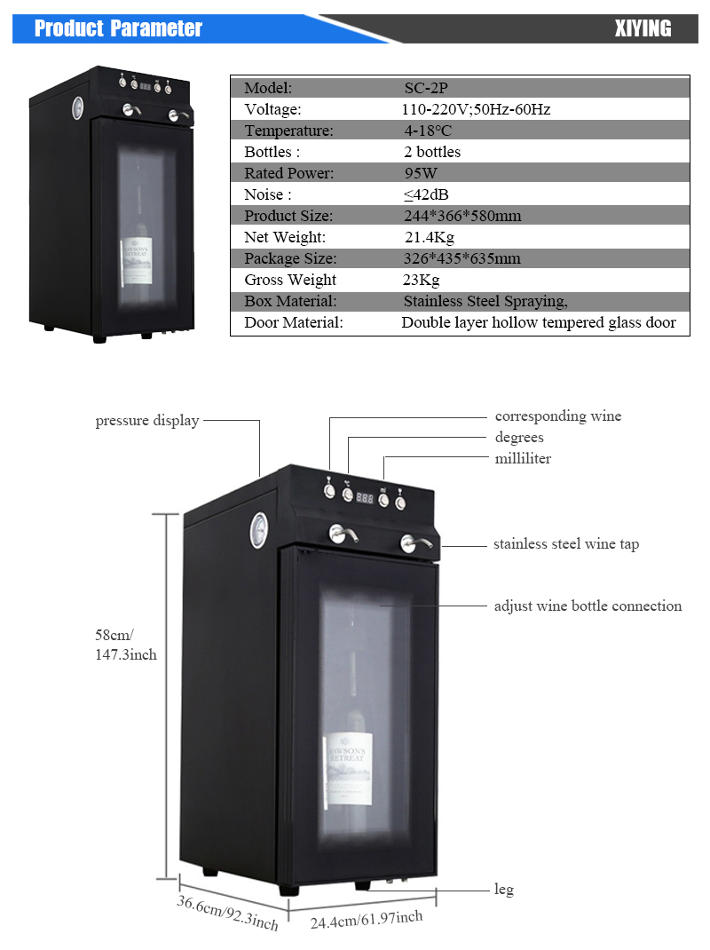 Luxury 2-Bottle Automatic Bar  - Wine & Beer Quito recensione e prezzo