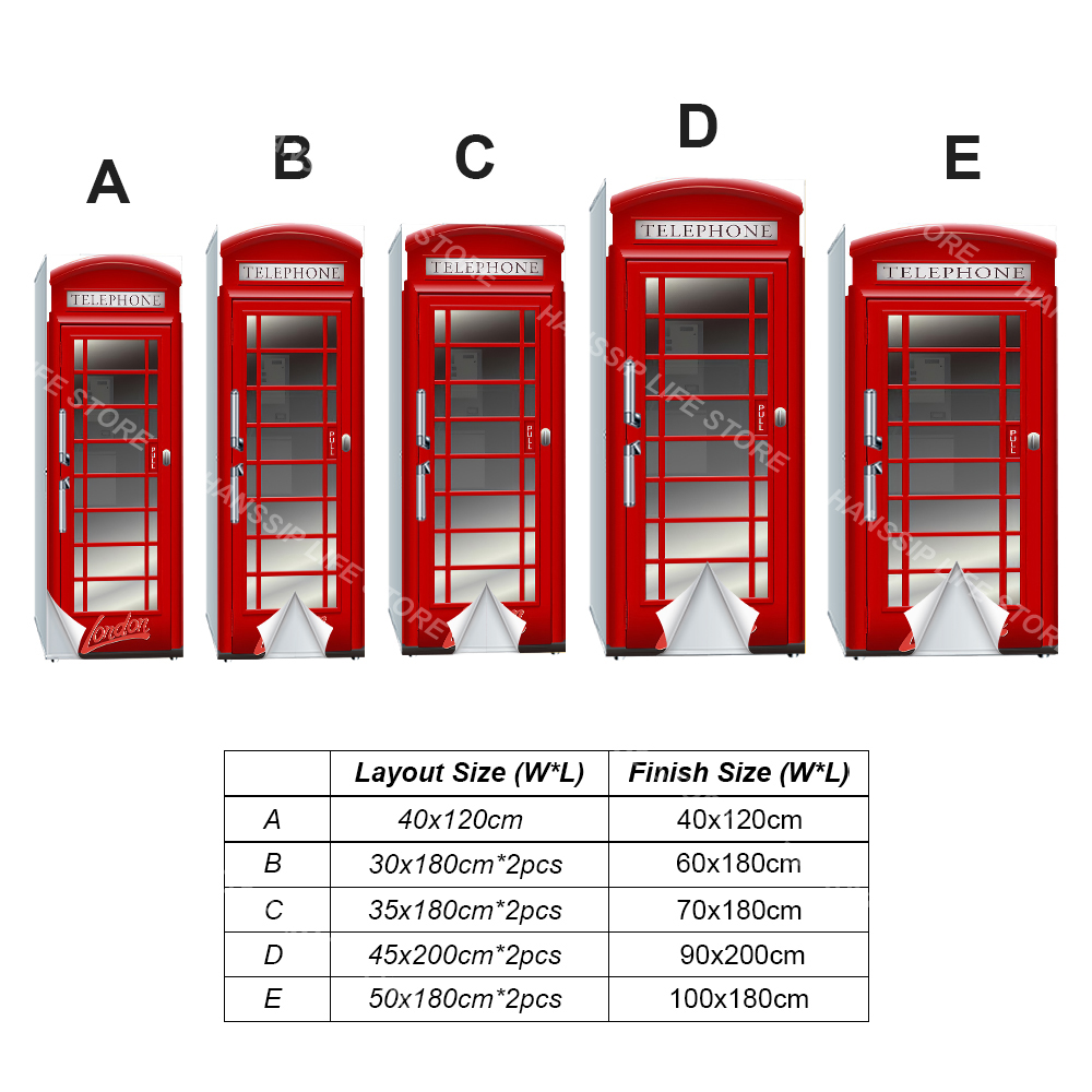 Retro Phone Booth Printed Refr - Wine Beer Fridge recensione e prezzo