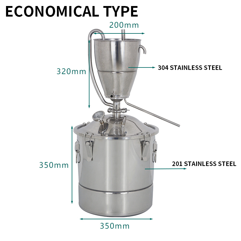 30L Stainless Steel Water Alco - Wine Beer Distillation recensione e prezzo