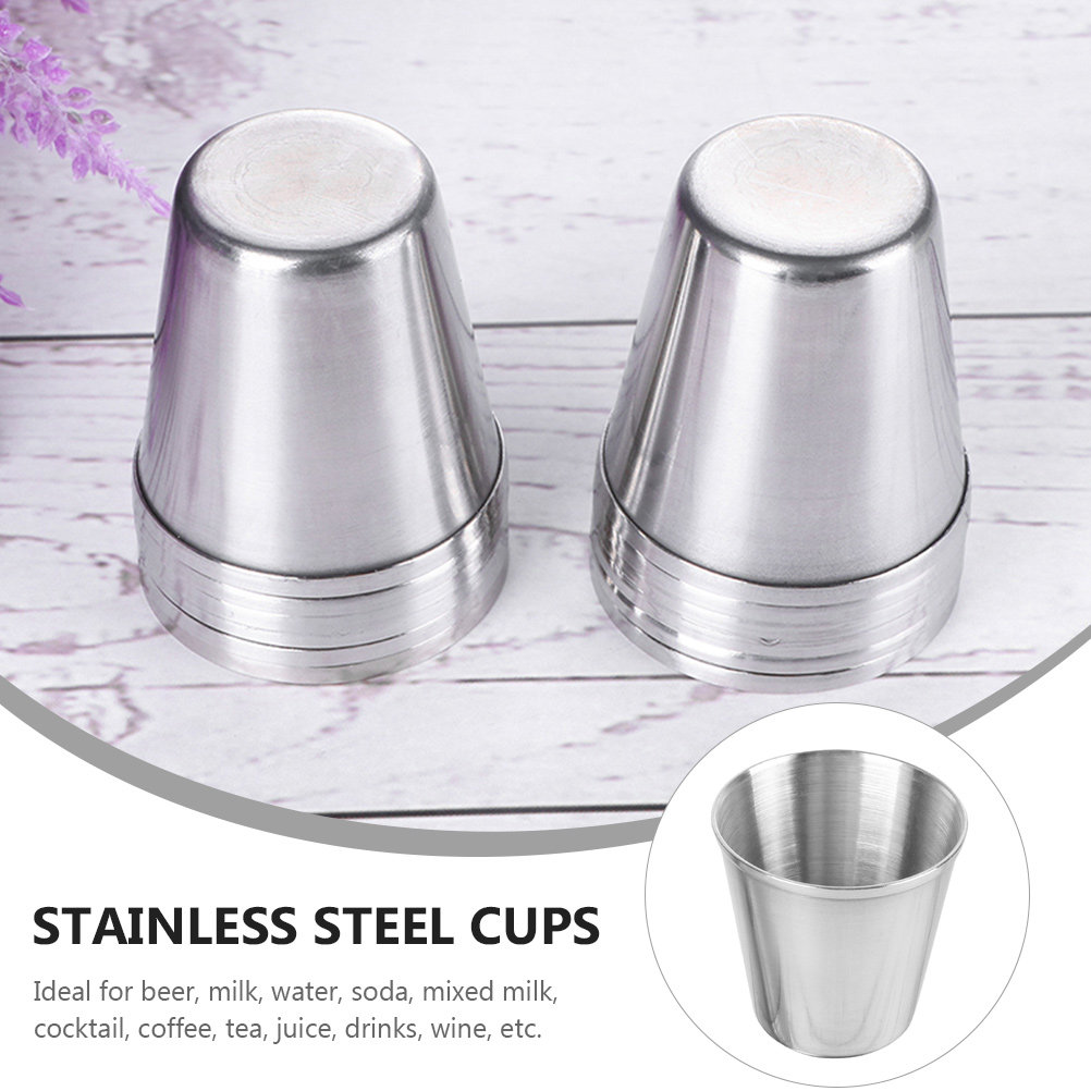6pcs Stainless Steel Cups Barw - Wine With Beer Cocktail recensione e prezzo