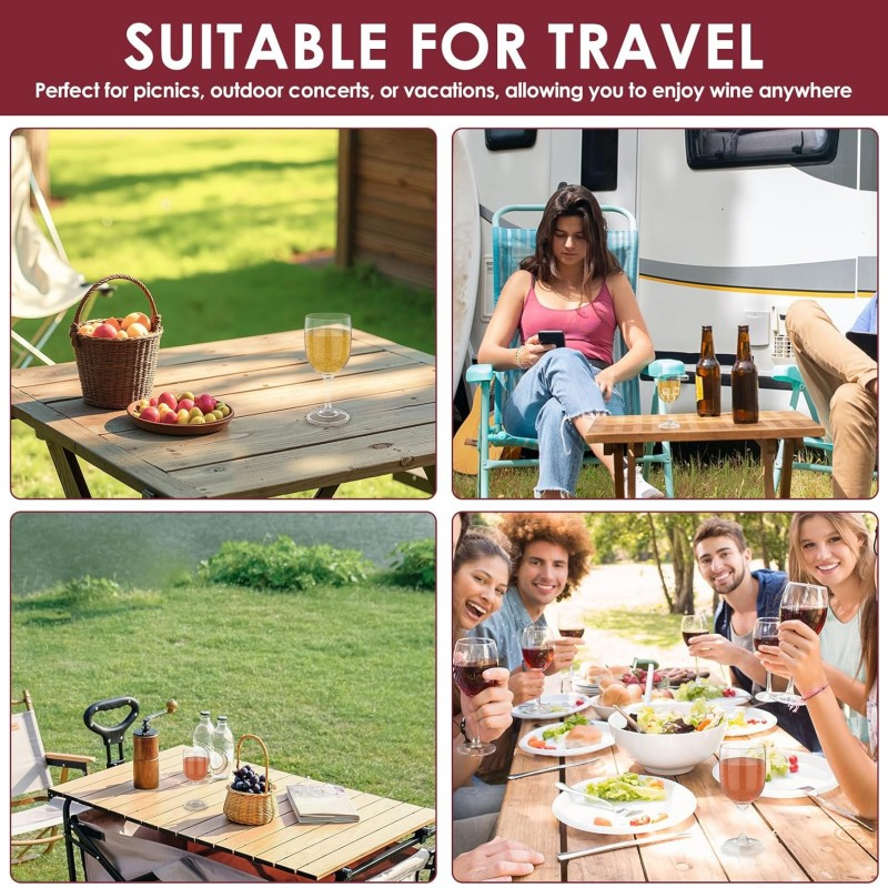RV Portable Wine Glass Goblet  - Wine & Beer Quito recensione e prezzo