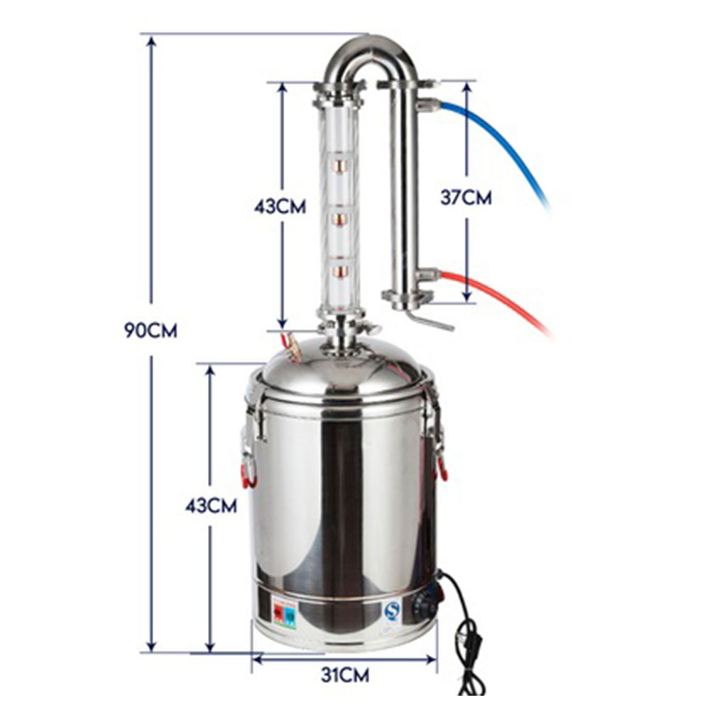 22L Electric Distiller Alcohol - Wine Beer Distillation recensione e prezzo