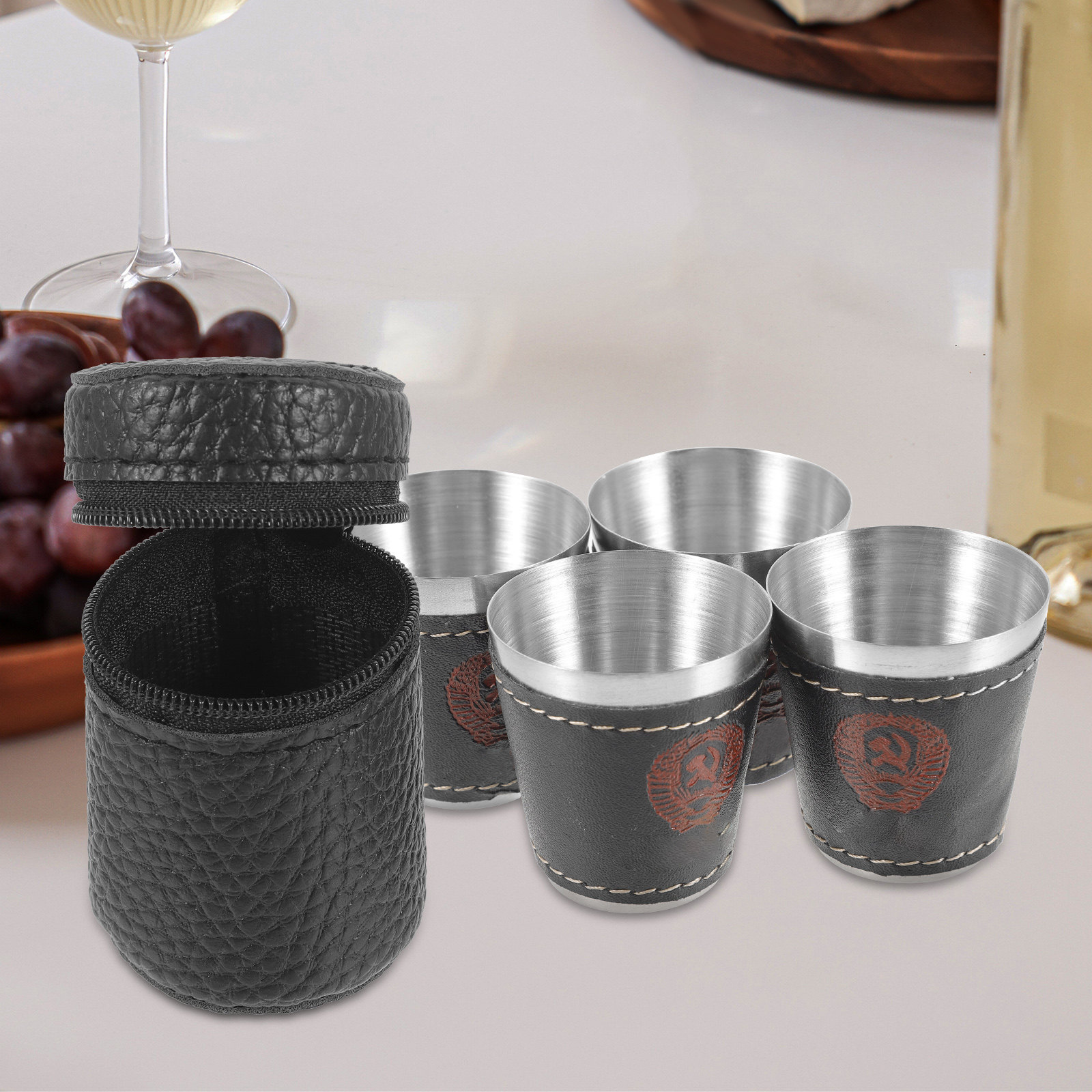 1Set Stainless Steel Wine Cup  - Wine Beer Whiskey recensione e prezzo