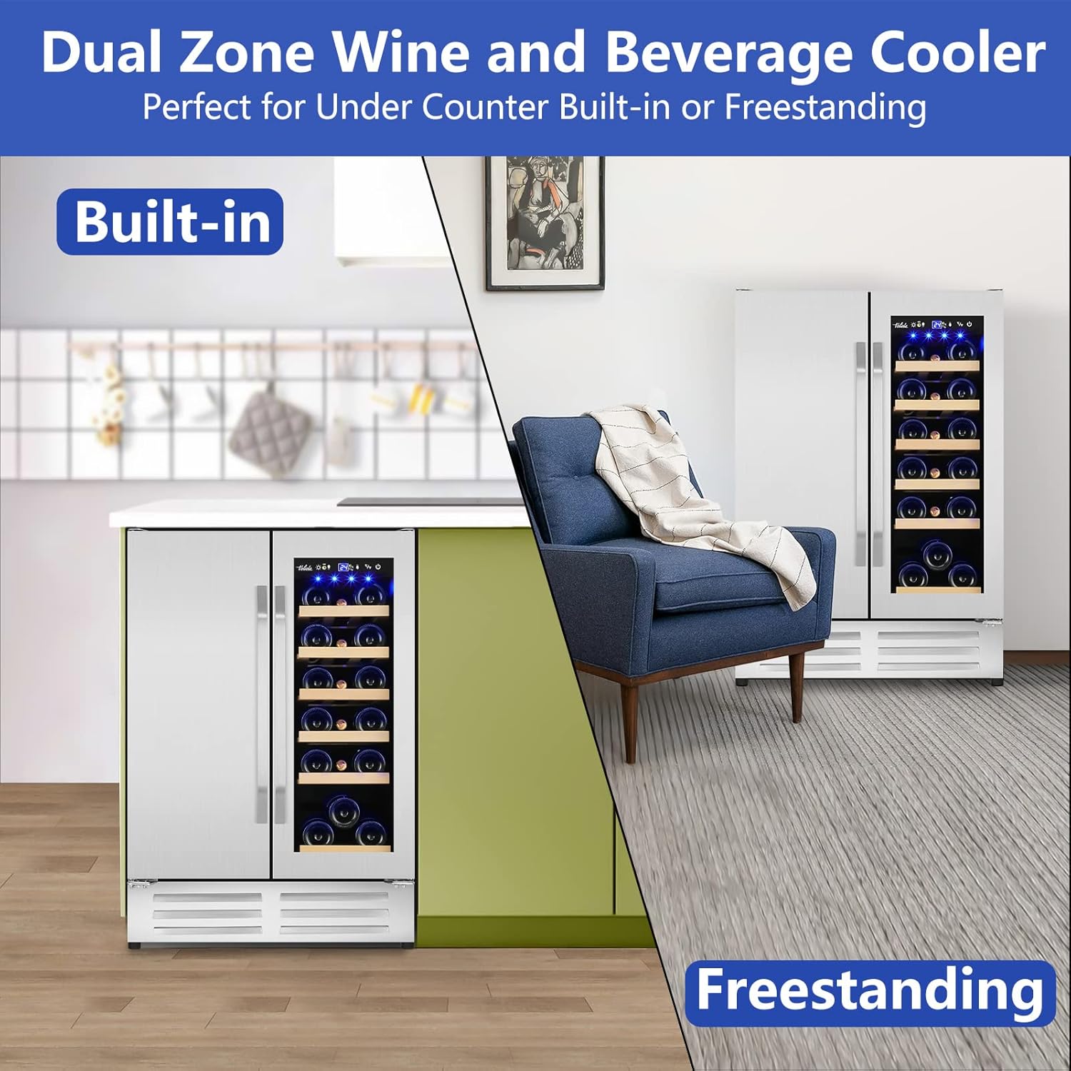 Wine and Beverage Refrigerator - Wine Beer Fridge recensione e prezzo