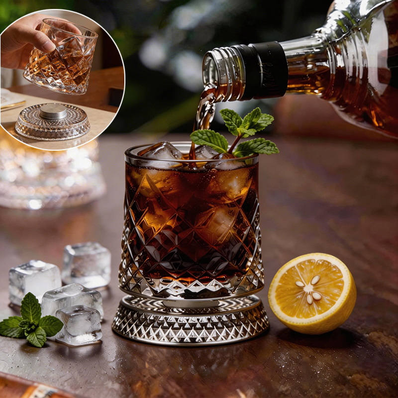 280ml Rotate Whiskey Glasses w - Wine With Beer Cocktail recensione e prezzo