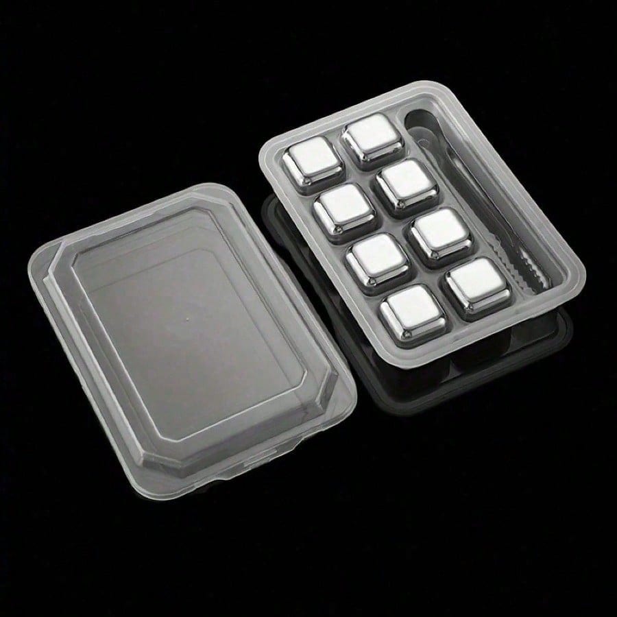 8pcs Stainless Steel Ice Cubes - Whiskey Stone Set recensione e prezzo