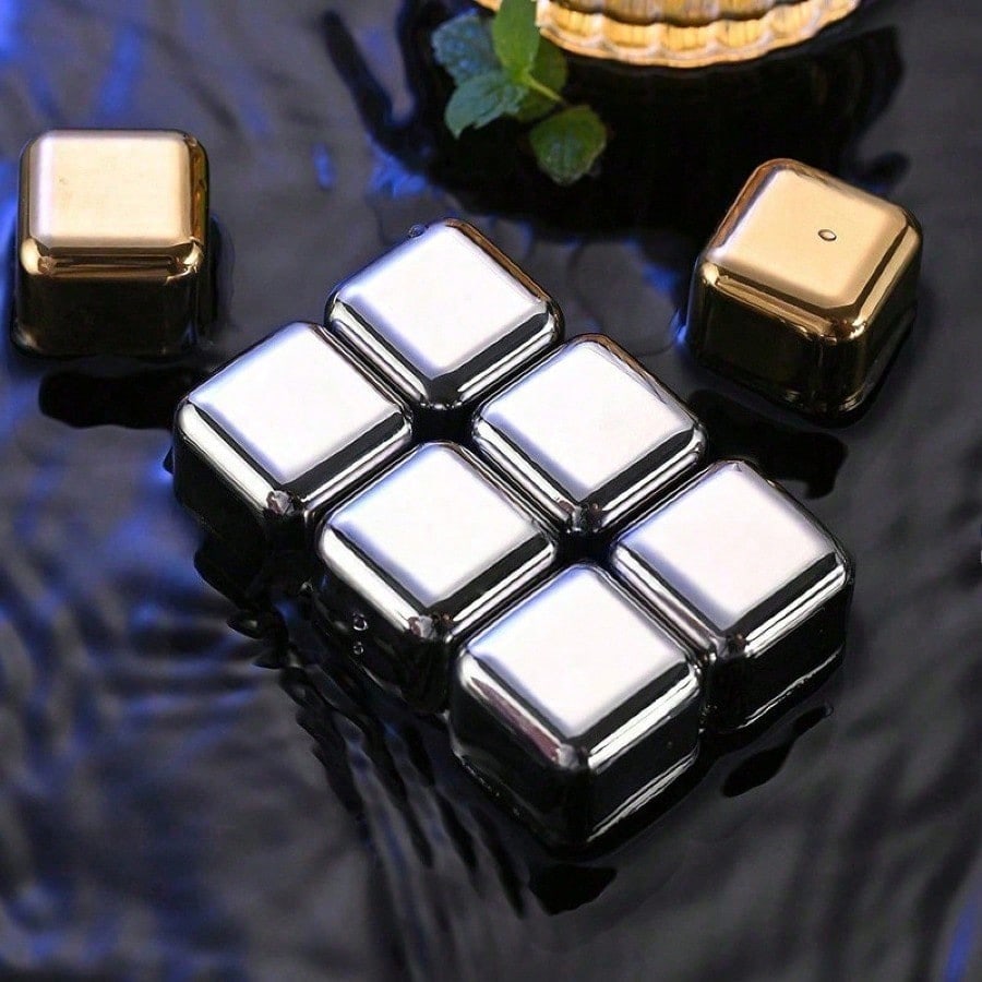 8pcs Stainless Steel Ice Cubes - Whiskey Stone Set recensione e prezzo