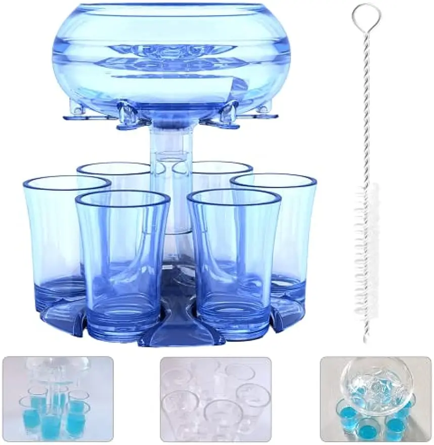 Party Game 6 Cups of Acrylic W - Wine With Beer Cocktail recensione e prezzo