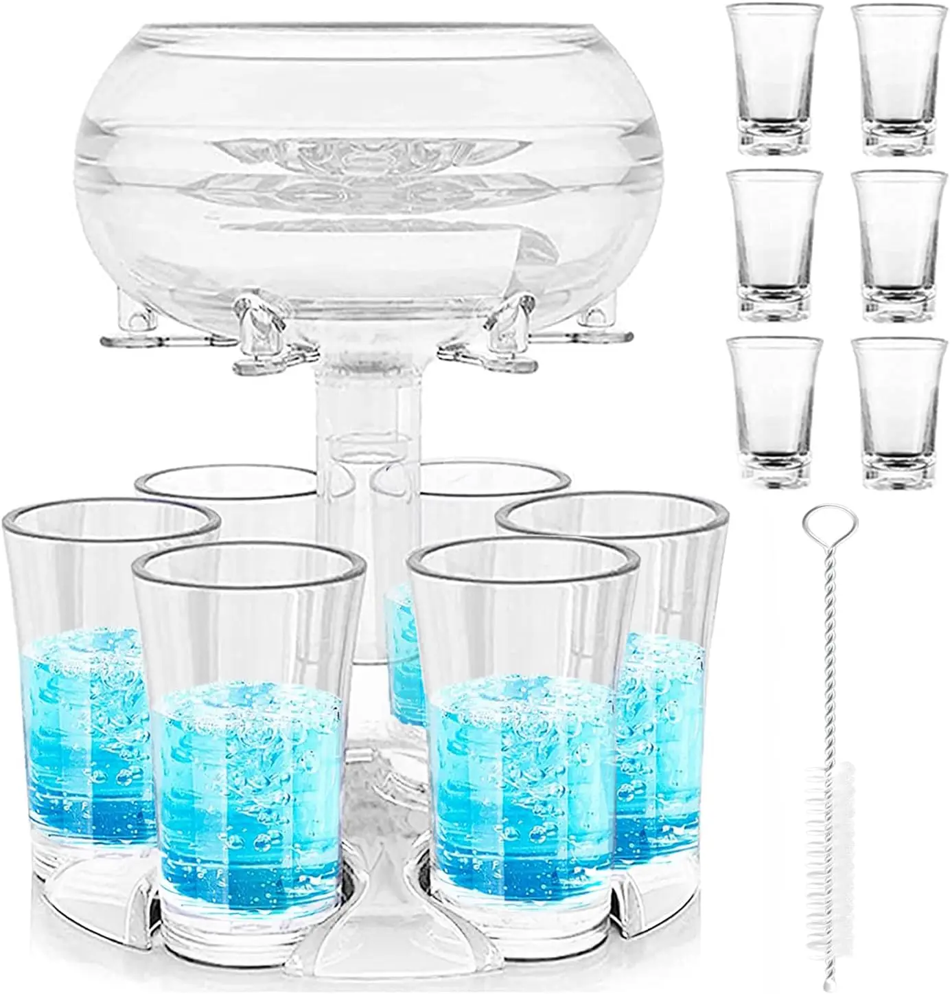 Party Game 6 Cups of Acrylic W - Wine With Beer Cocktail recensione e prezzo