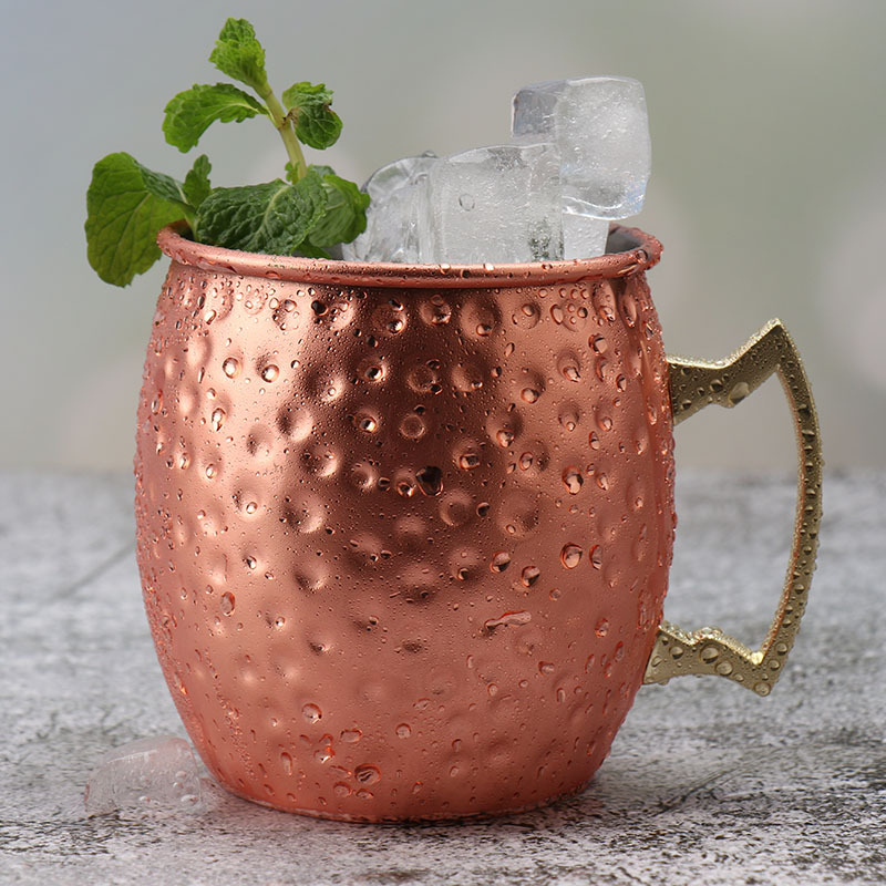 Steel Moscow Mule Mug Plated B - Wine With Beer Cocktail recensione e prezzo