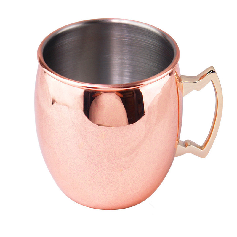 Steel Moscow Mule Mug Plated B - Wine With Beer Cocktail recensione e prezzo