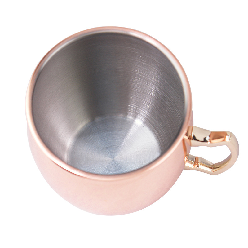 Steel Moscow Mule Mug Plated B - Wine With Beer Cocktail recensione e prezzo