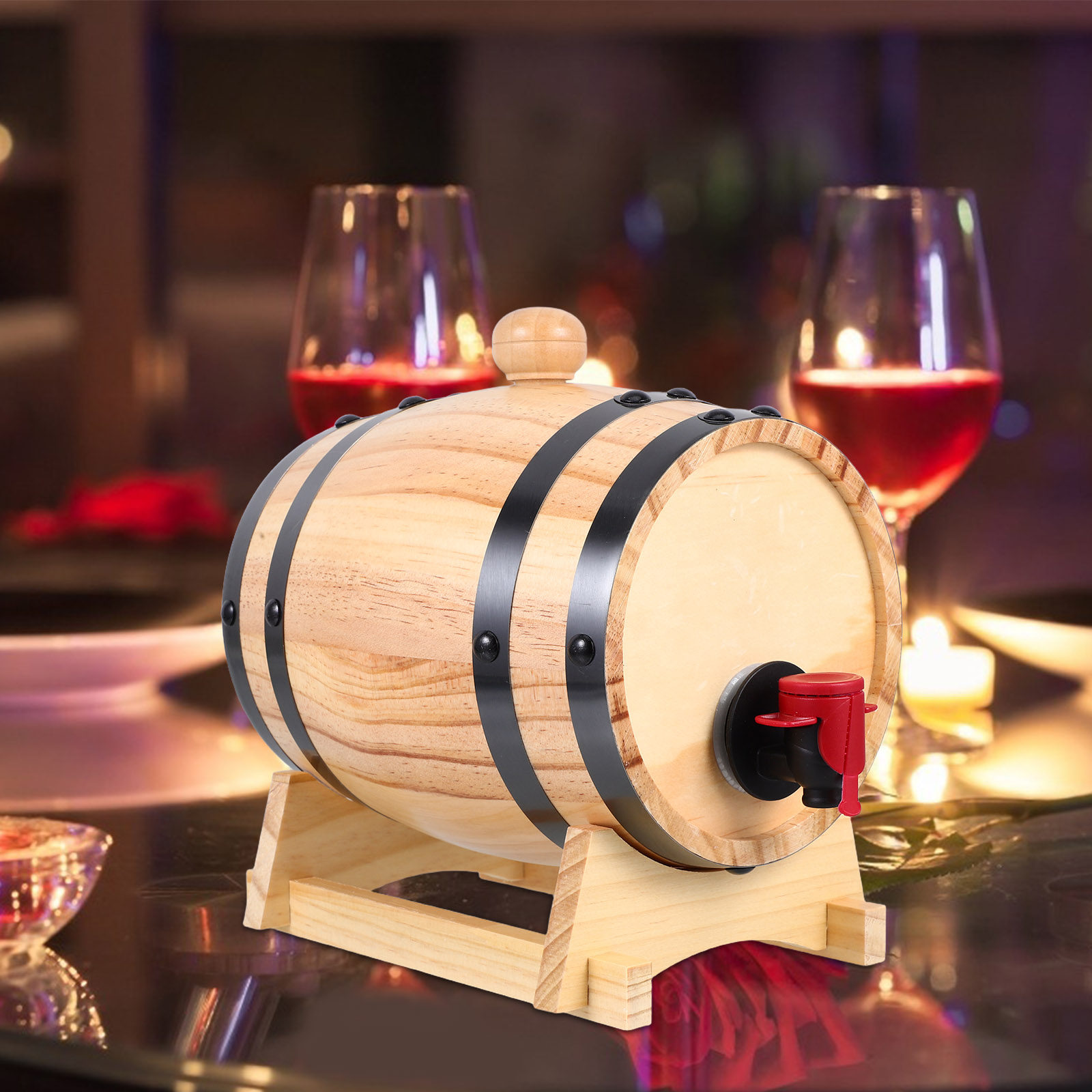1L Oak Barrel Dispenser Spigot - Wine Beer Whiskey recensione e prezzo