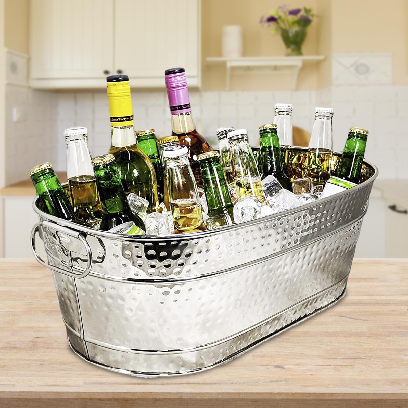 Ice Bucket Galvanized Tub Stor - Wine With Beer Cocktail recensione e prezzo
