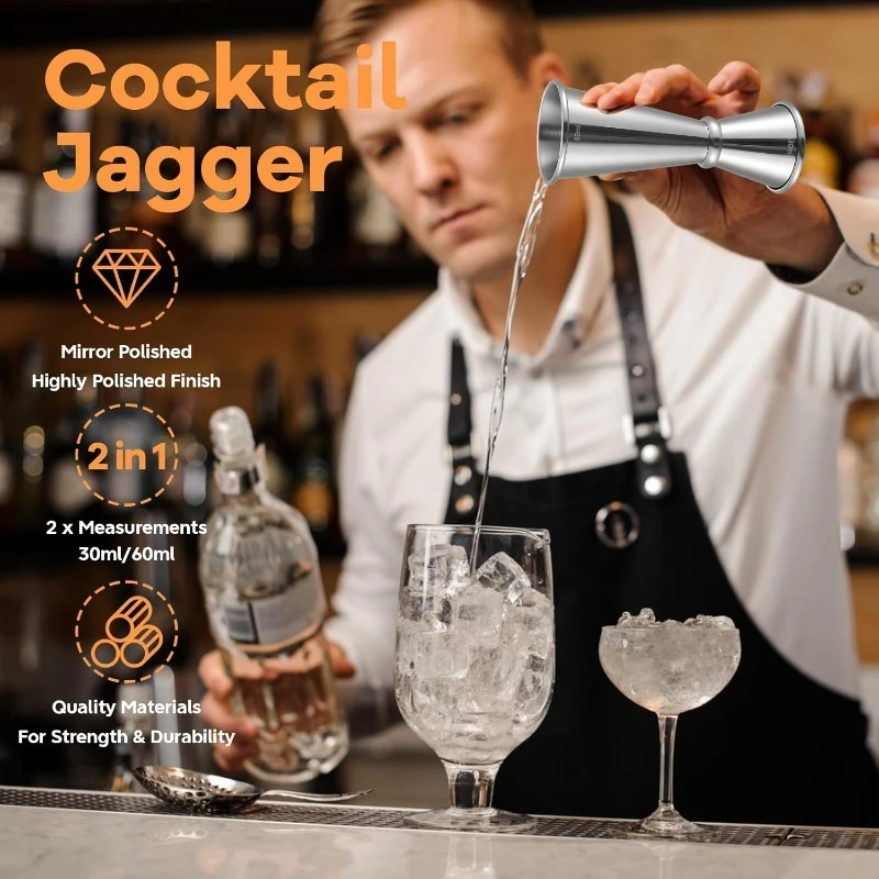 Stainless Steel 30/60ml Cockta - Spirit Measure Jigger recensione e prezzo