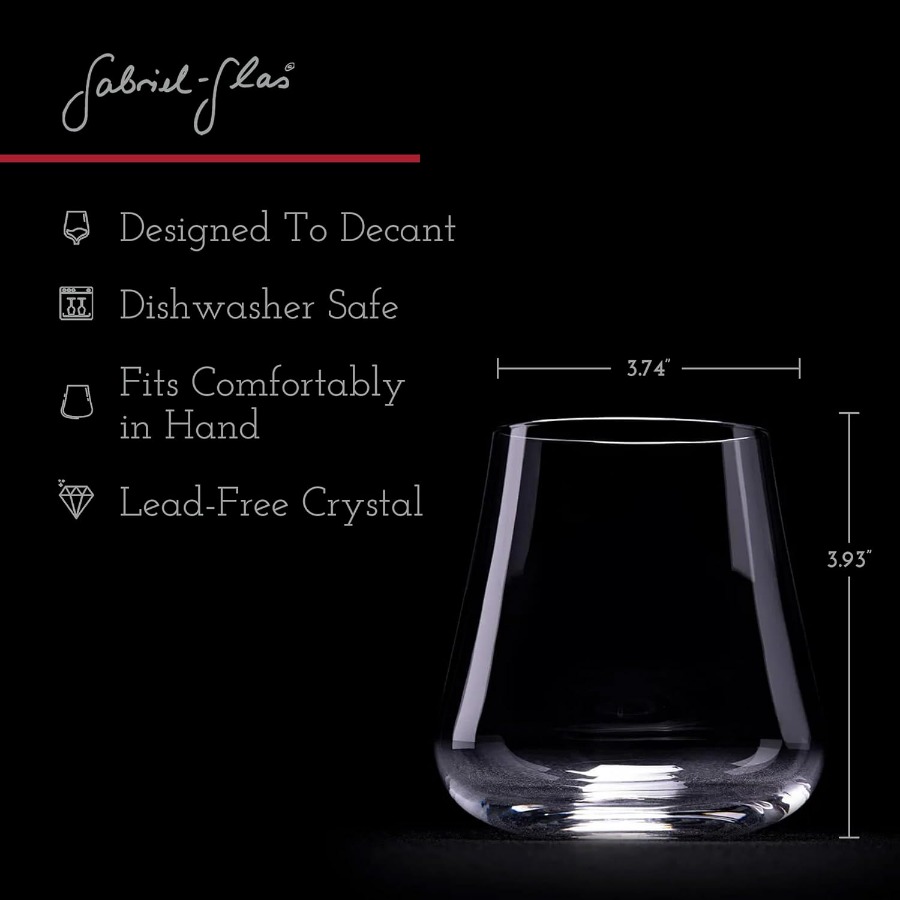 Stemless Crystal Wine Glasses  - Wine With Beer Cocktail recensione e prezzo
