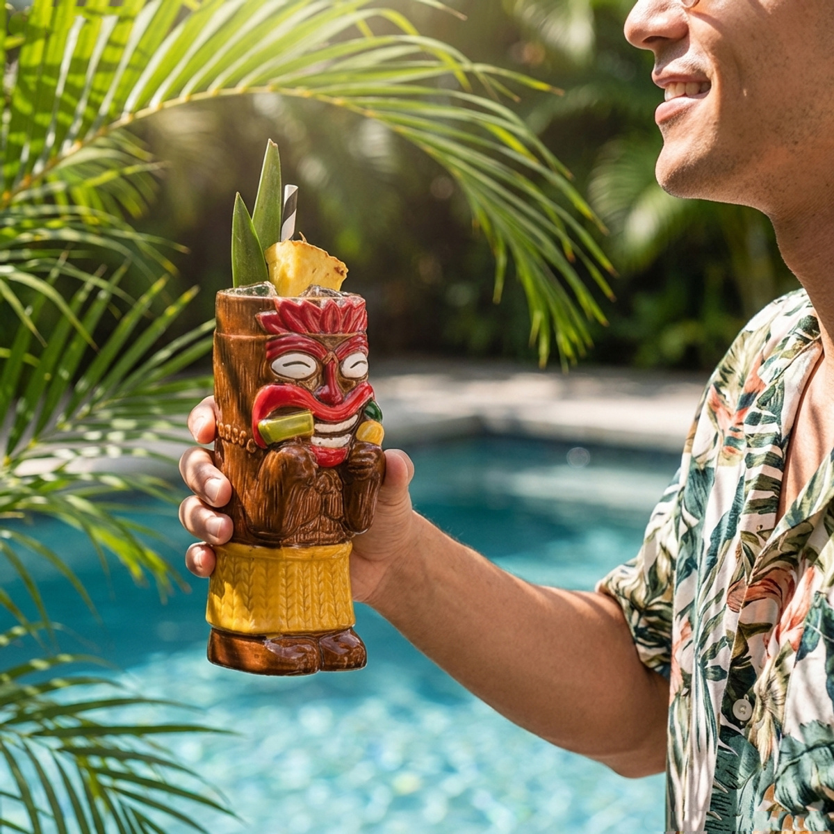 Tiki Mug Hawaiian Cocktail Cup - Wine With Beer Cocktail recensione e prezzo
