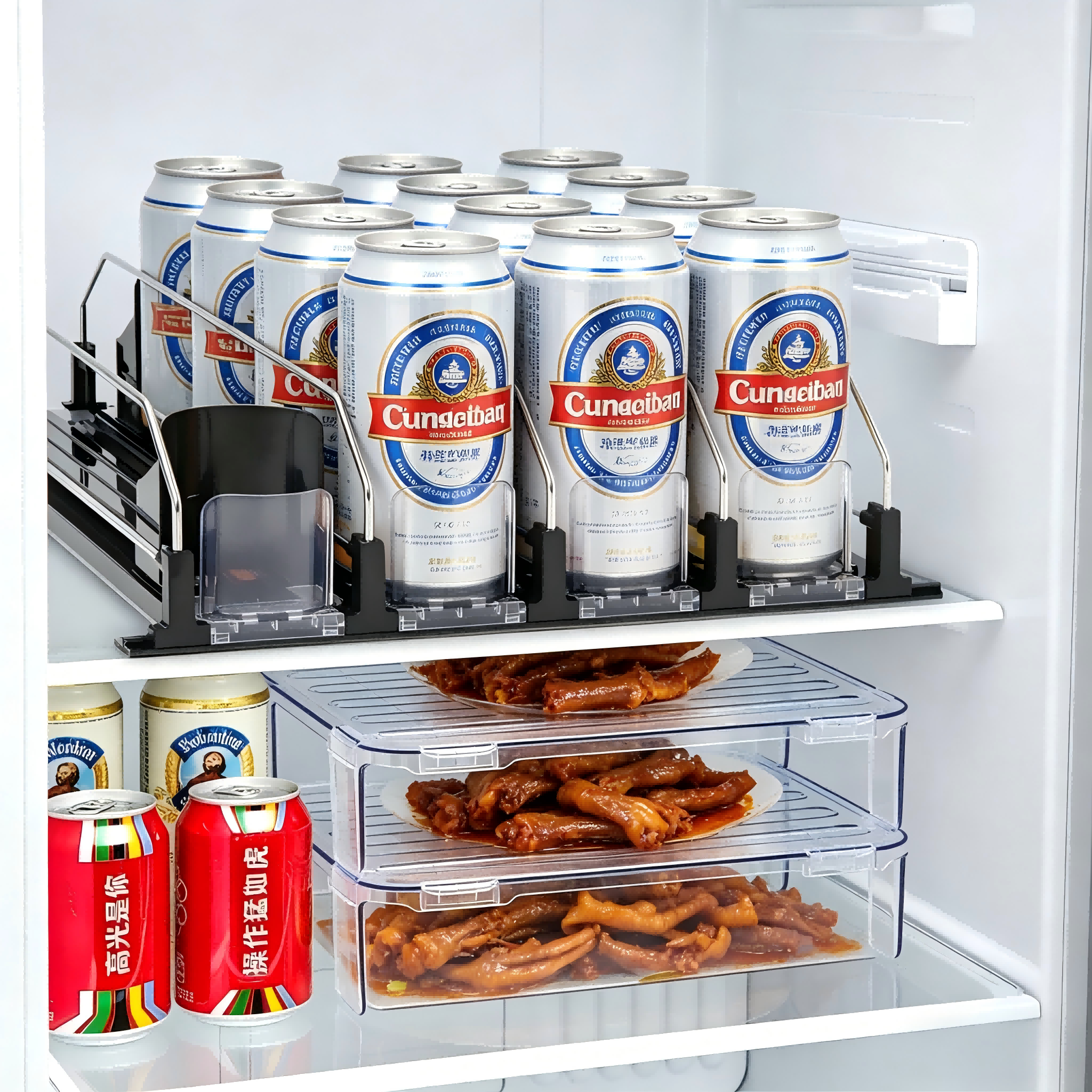 Adjustable Width Beverage Push - Wine Beer Fridge recensione e prezzo