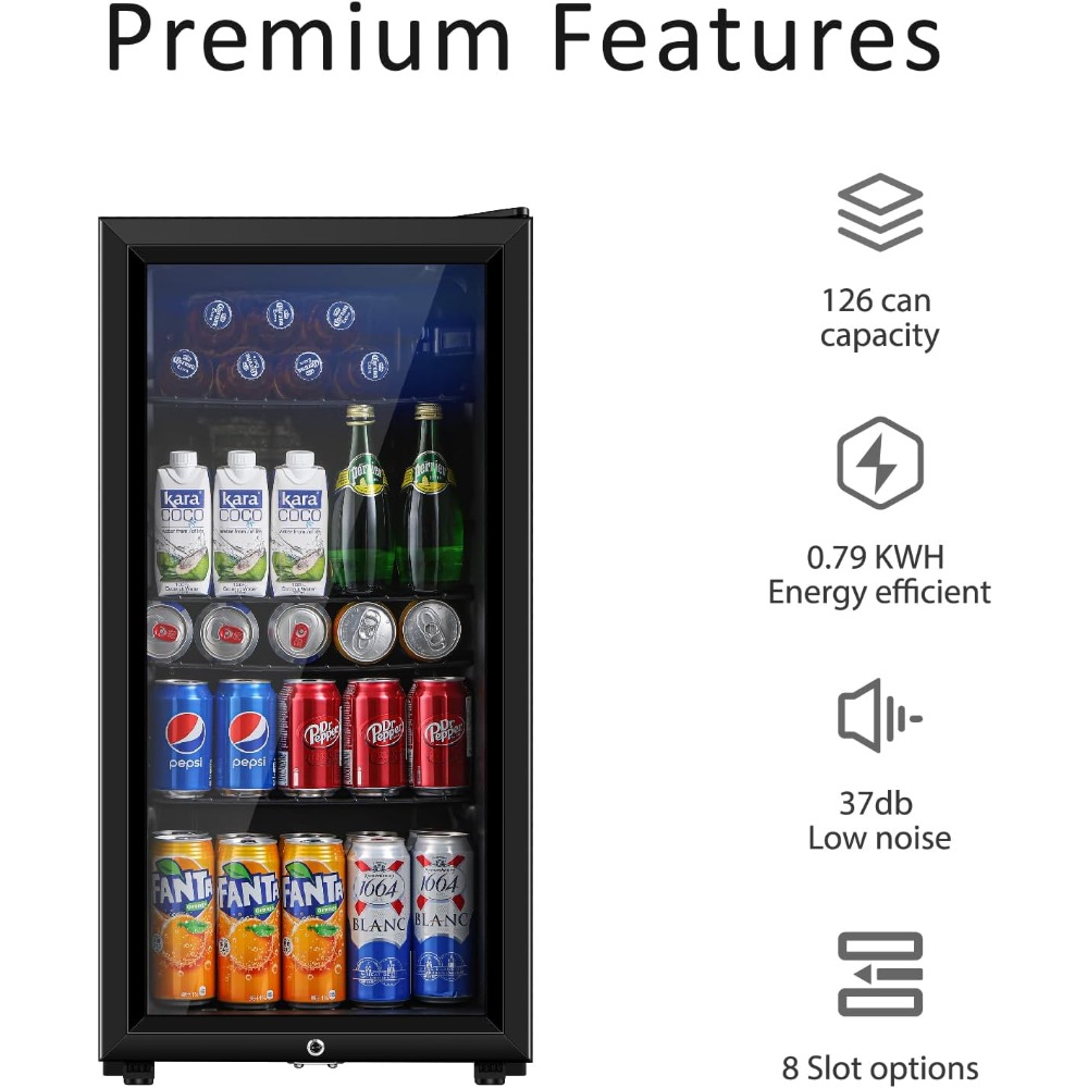 Beverage Refrigerator, Three P - Wine Beer Fridge recensione e prezzo