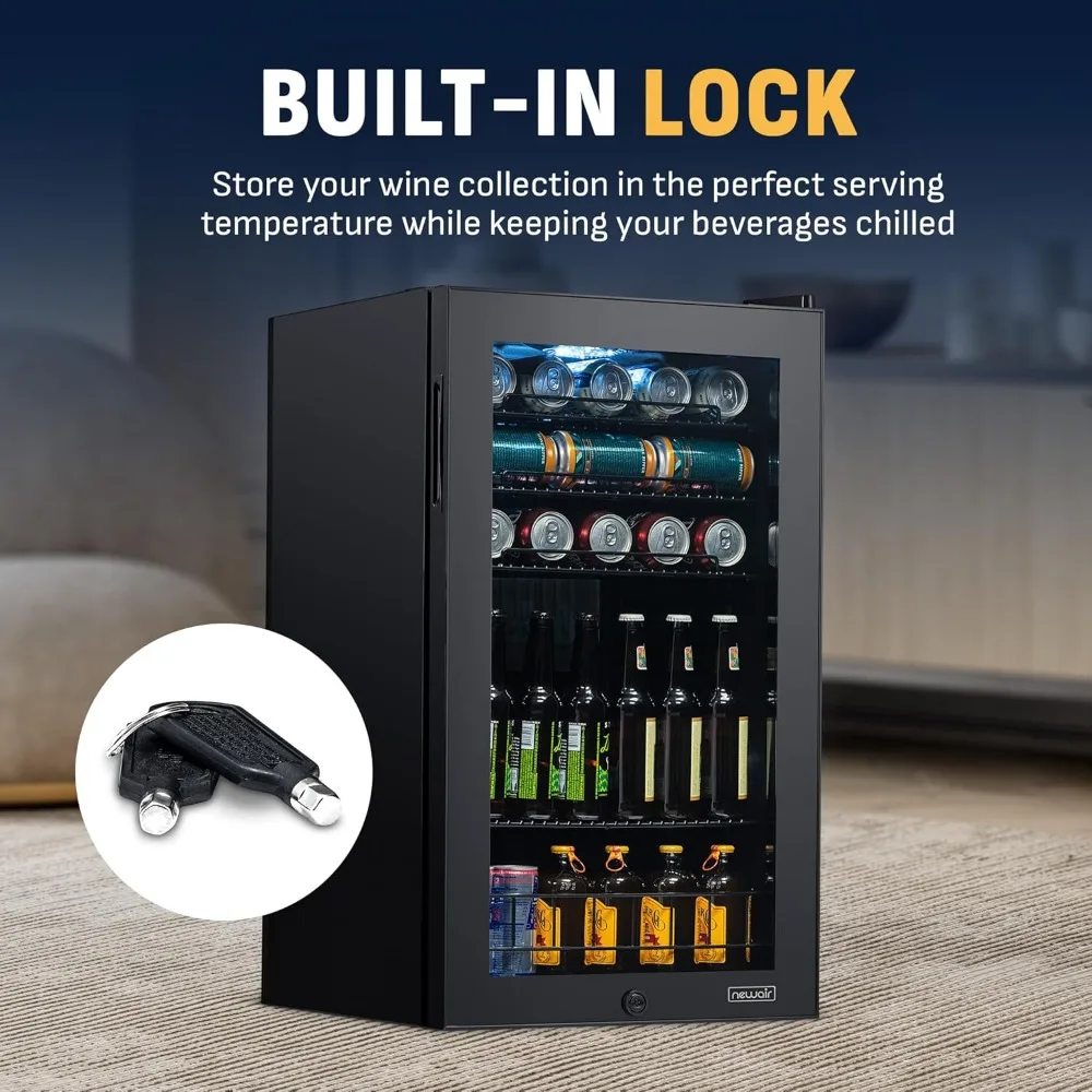 126 Can Beverage Refrigerator, - Wine Beer Fridge recensione e prezzo