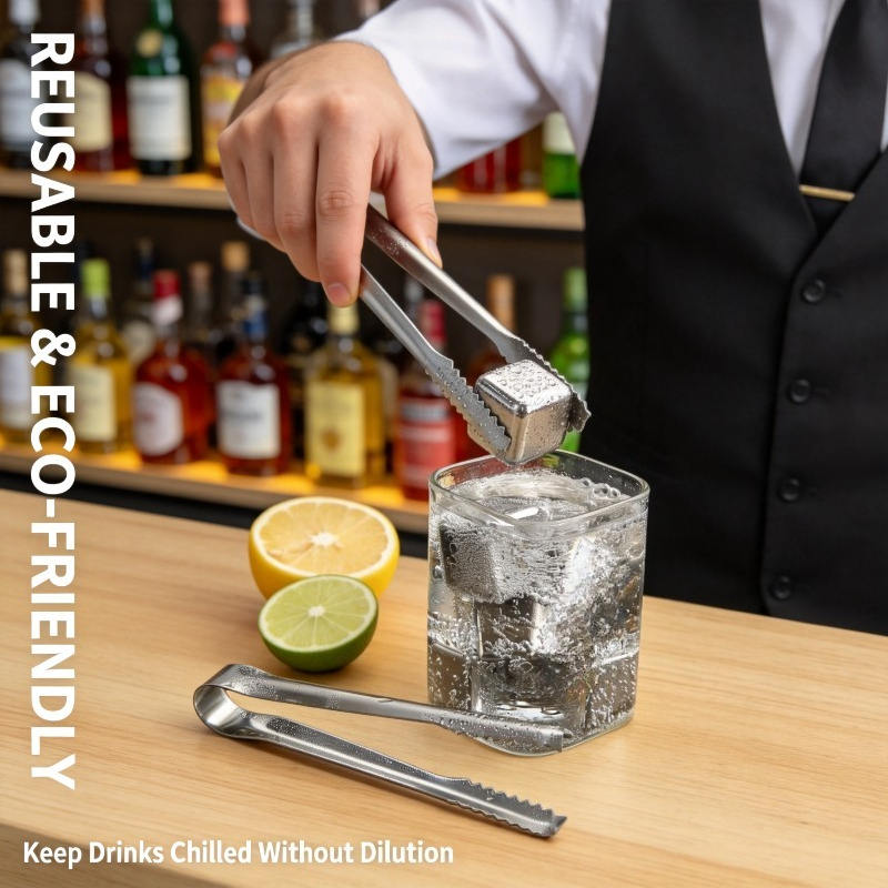 Reusable Chilling Stones 4/6/8 - Whiskey Stone Set recensione e prezzo