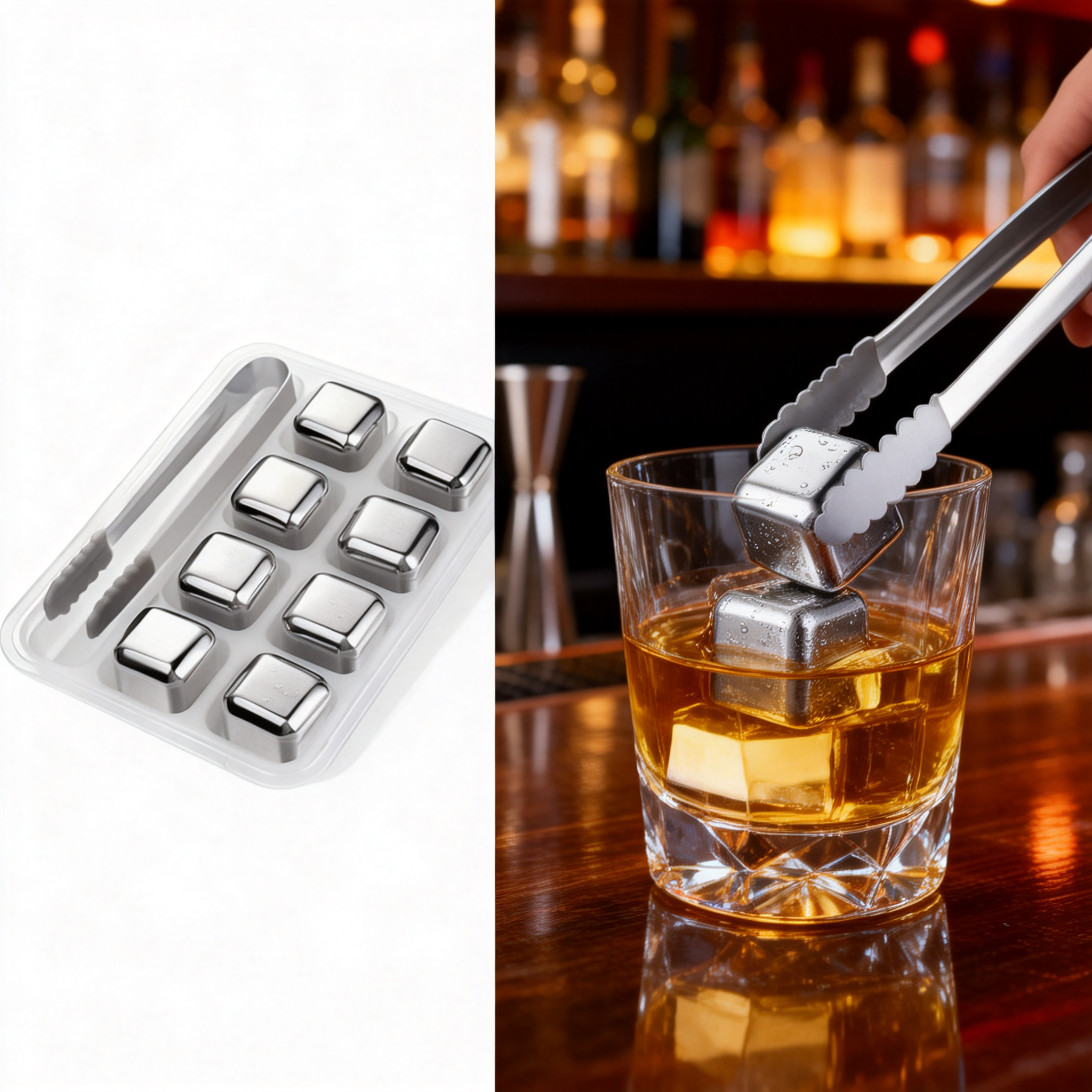 Bar Party Tools 4/6/8 Pcs Stai - Whiskey Stone Set recensione e prezzo