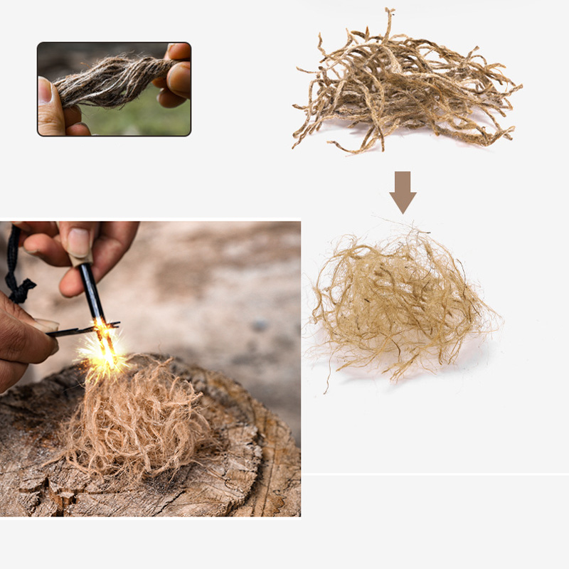 Outdoor Mini Wax Hemp Rope Por - Whiskey Stone Set recensione e prezzo