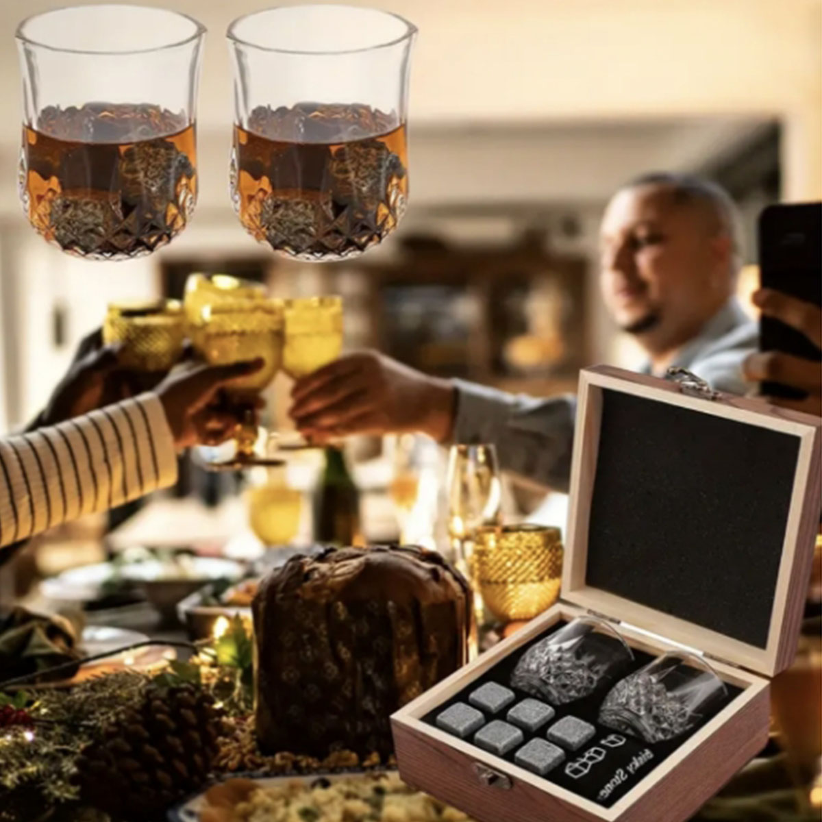 Christmas Valentine's Gift Whi - Whiskey Stone Set recensione e prezzo