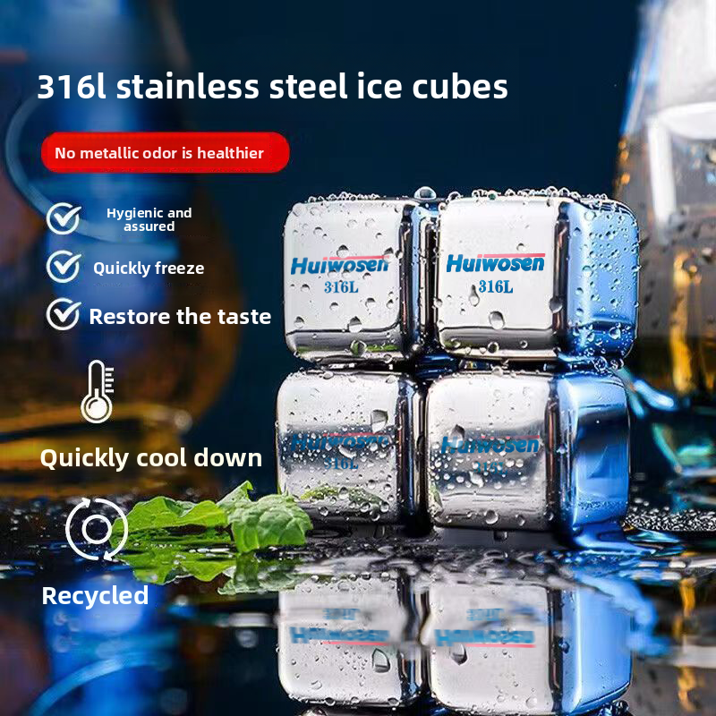 316 Stainless Steel Ice Cube R - Wine Beer Whiskey recensione e prezzo