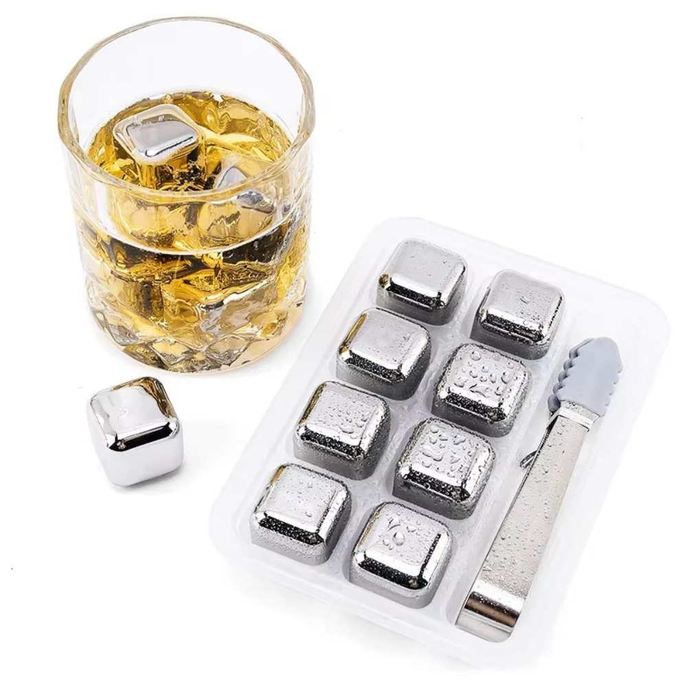 4/6/8 Pcs Stainless Steel Ice  - Whiskey Stone Set recensione e prezzo