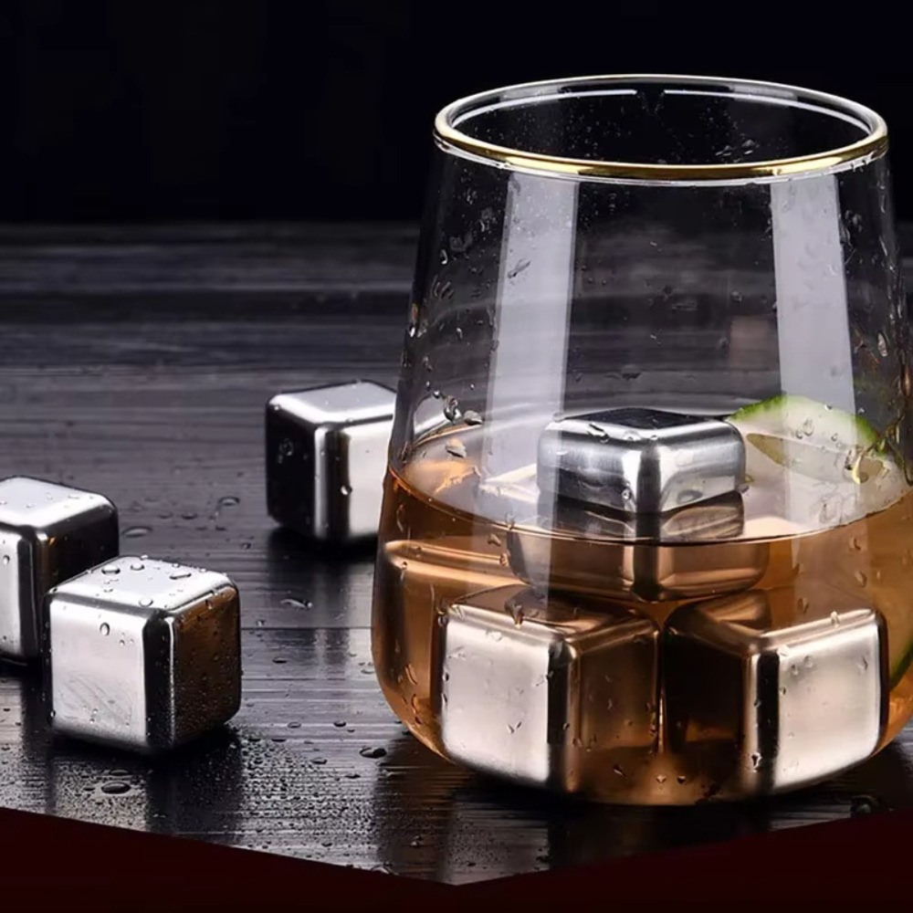 4/6/8 Pcs Stainless Steel Ice  - Whiskey Stone Set recensione e prezzo