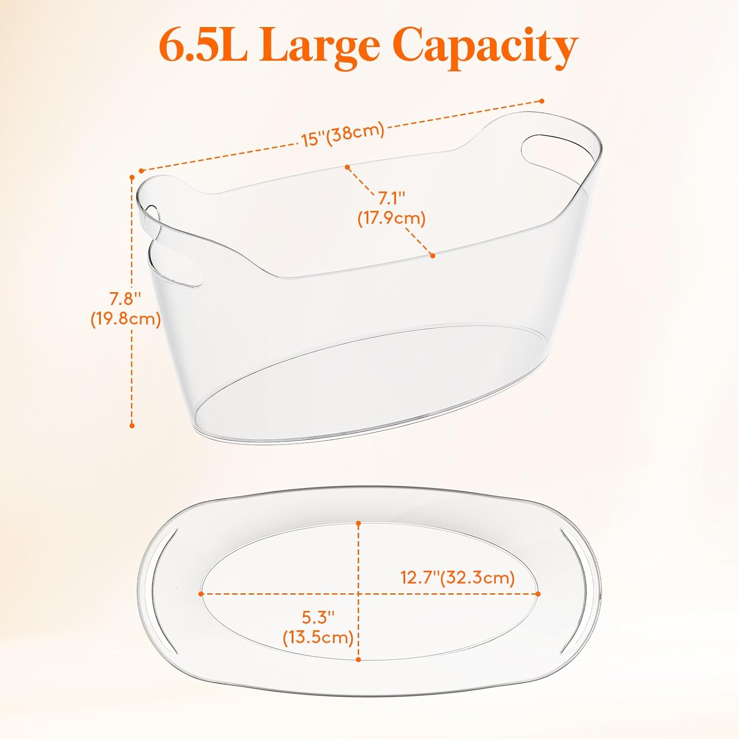 6.5L Portable Ice Bucket for P - Wine With Beer Cocktail recensione e prezzo