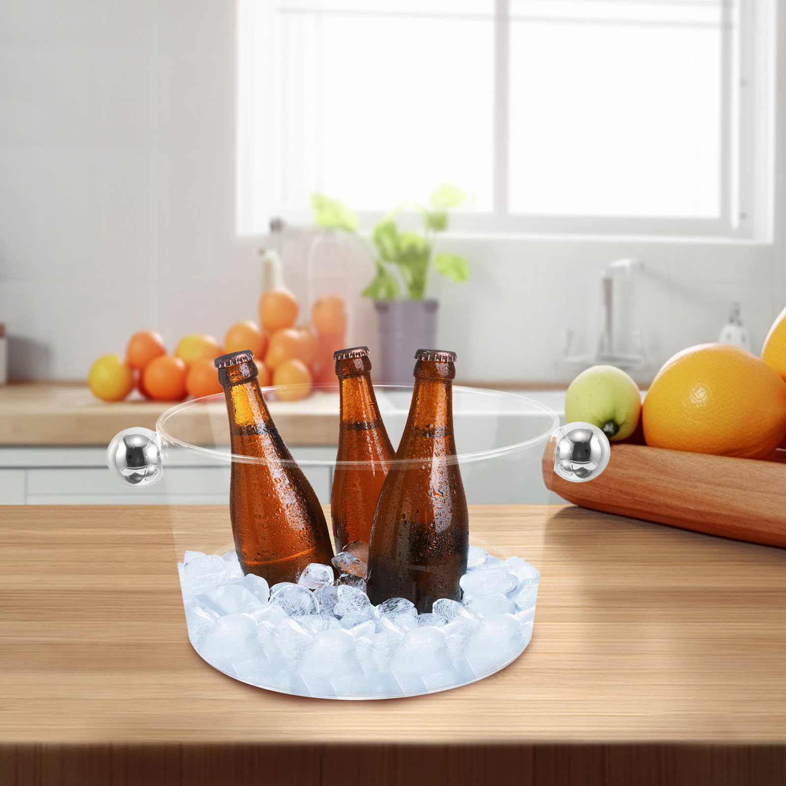 Ice Bucket Acrylic Storage Tub - Wine With Beer Cocktail recensione e prezzo