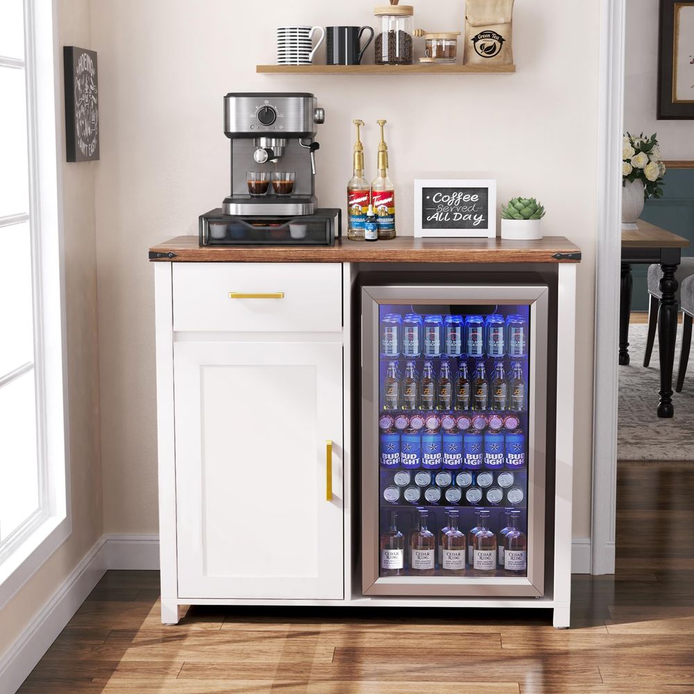 Coffee Bar with Mini Fridge Sp - Wine & Beer Quito recensione e prezzo